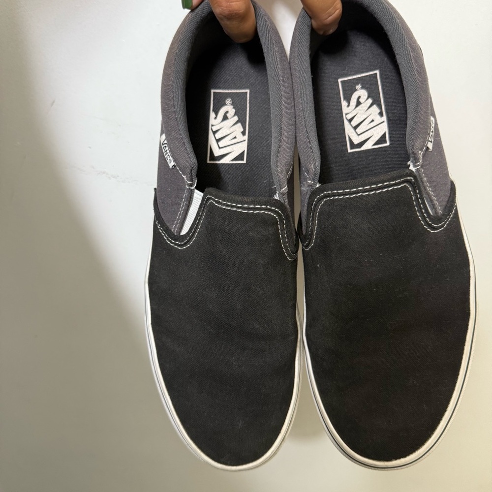 Vans Men's Black Slip-On Shoes